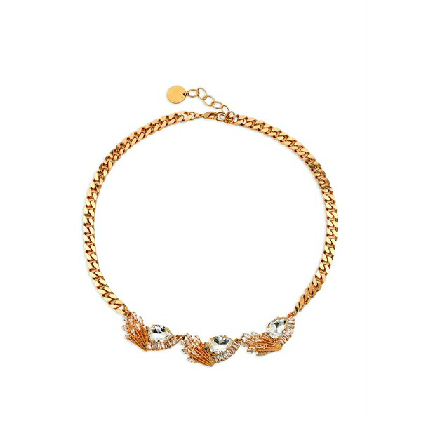 アントンヒュニス メンズ 頸飾り・チョー鉄道車両 添え物 Serene crystal-embellished necklace Gold