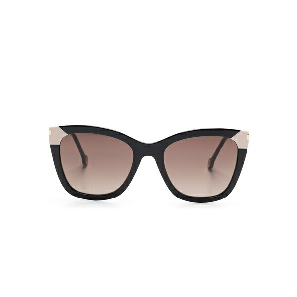 キャロライナヘレラ レディース 黒眼鏡＆アイウェア 付属物 Butterfly-frame sunglasses Black