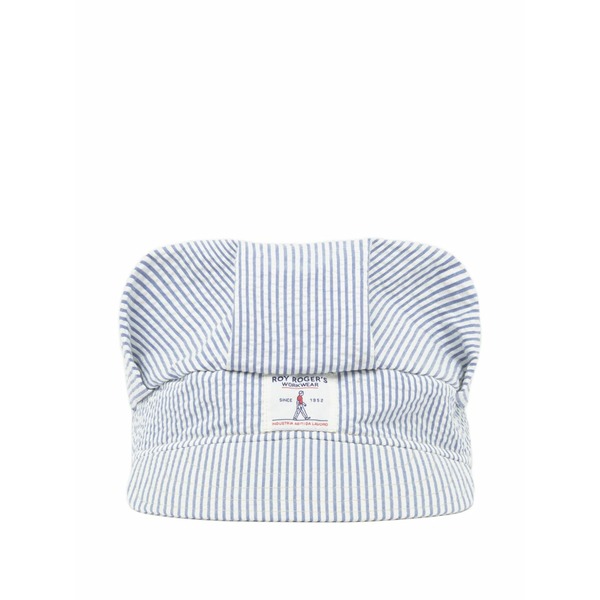 エンジニアガーメンツ メンズ 鳥打ち帽 付属物 Striped seersucker hat Blue