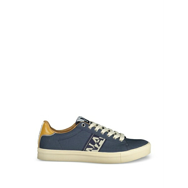 ナパピリ メンズ スニーカー シューズ Logo-print canvas sneakers Blue