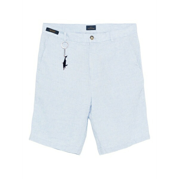 ポールアンドシャーク メンズ 心地よいズボン下 ボトムス Linen keychain shorts Blue