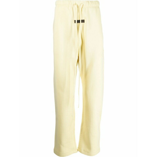 エフオージーエッセンシャルズ メンズ 心地よいズボン下 ボトムス Relaxed track pants Yellow