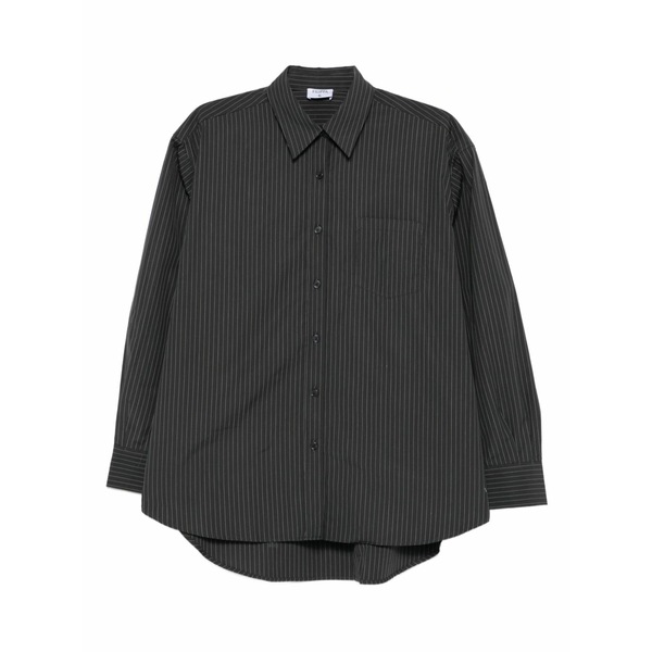 フィリッパコー レディース プルオーバー トップス Pinstripe-pattern shirt Black