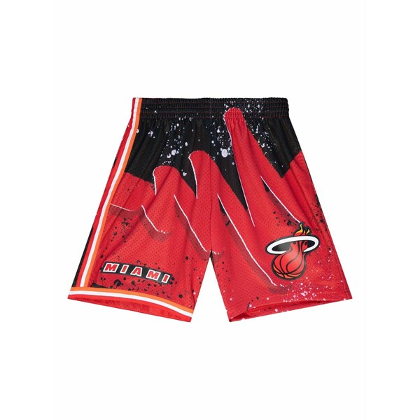 ミッチェル\u0026ネス メンズ 心地好いズボン下 ボトムス Nba miami heat 1996 hyper hoops swingman shorts Red