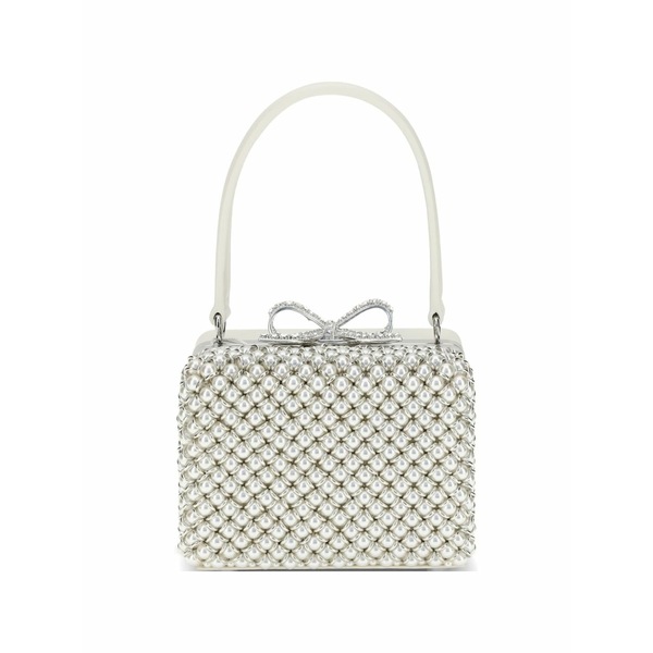 セルフ・ポートレイト レディース ハンドバック 御徒面子 Pearl embellished micro bag Neutrals