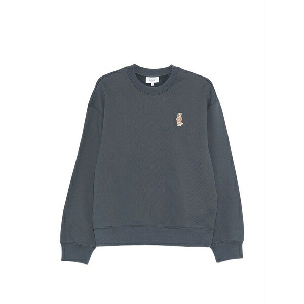 住み家 稲荷 メンズ パーカー・スウェットシャツ アウター Crew-neck sweatshirt Blue