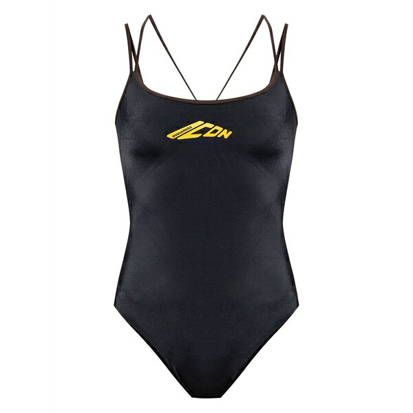 ディースクエアード レディース 衣裳 トップス Icon swimsuit Black