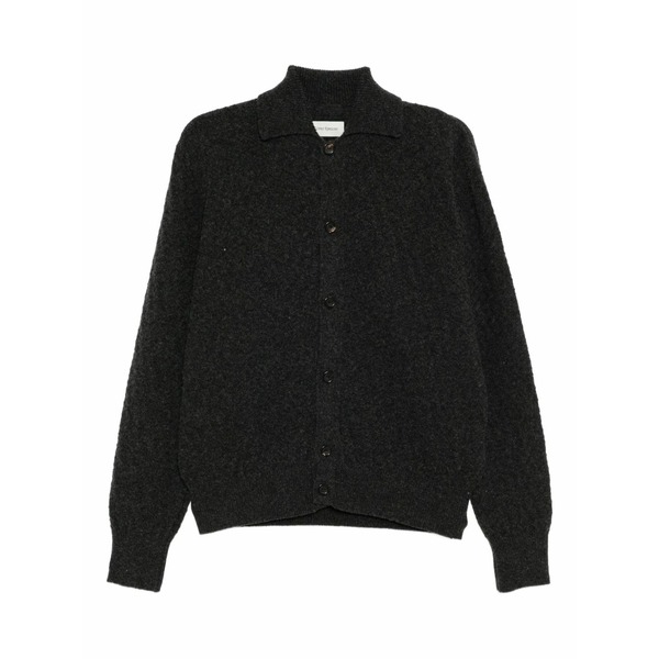 オリバースペンサー メンズ ジレー アウター Britten cardigan Grey