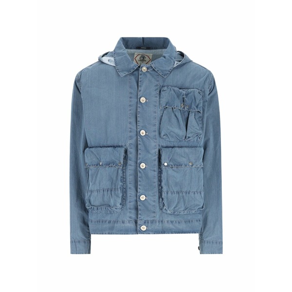 シーピーカンパニー メンズ 上衣＆上衣 アウター Goggle hood jacket Blue