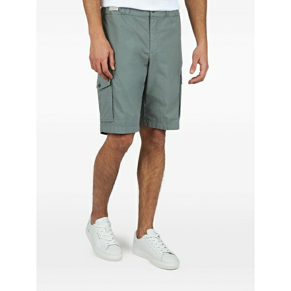 ポールアンドシャーク メンズ 心地好いズボン下 ボトムス Cotton cargo shorts Green