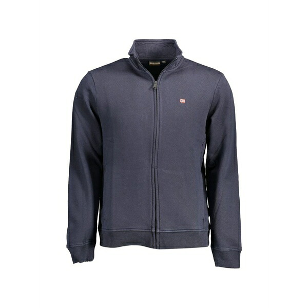 ナパピリ メンズ パーカー・スウェットシャツ アウター Zip-up cotton sweatshirt Blue