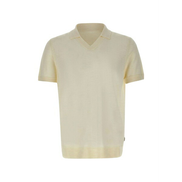主任者 メンズ プルオーバー トップス Silk t-shirt Neutrals