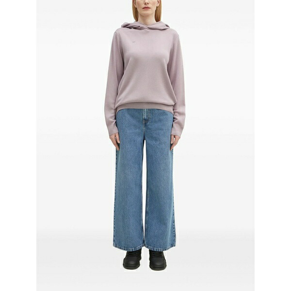 パンガイア レディース パーカー・スウェットシャツ アウター Drop-shoulder hoodie Purple｜asty