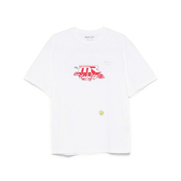 マーティン・さくら色 メンズ ティーシャツ トップス Mr jamaica t-shirt White