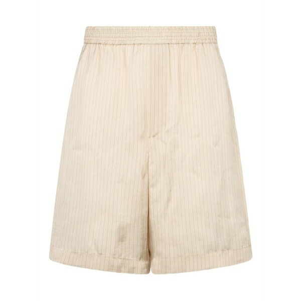 ディースクエアード メンズ 心地よいズボン下 ボトムス Pinstripe elastic-waist shorts Neutrals
