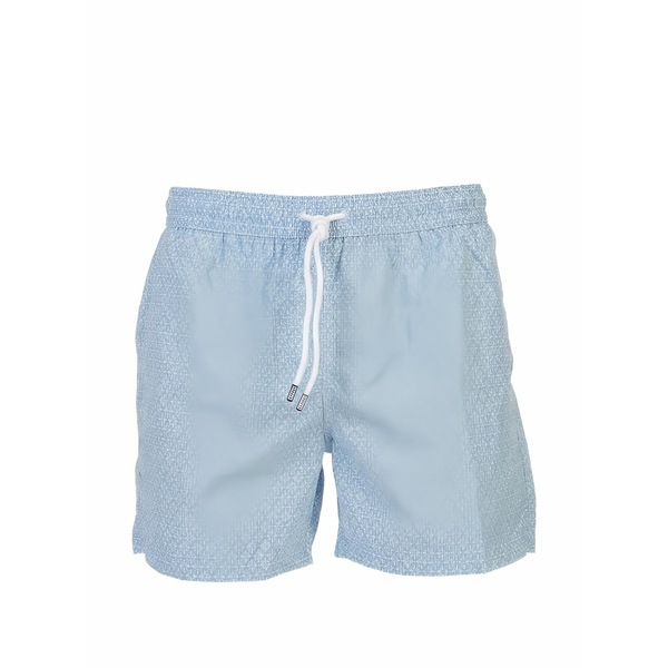 フェデーリ メンズ 心地好いズボン下 ボトムス Floral-print swim shorts Blue
