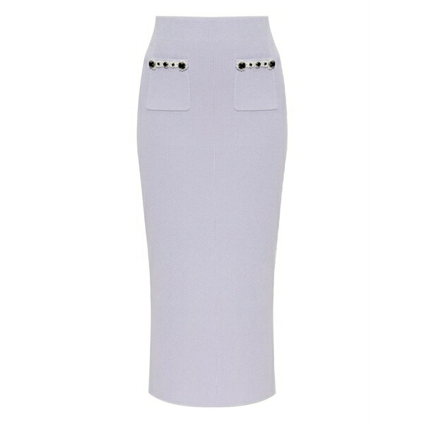 セルフ・ポートレイト レディース スコート ボトムス Stretch-cotton skirt Purple