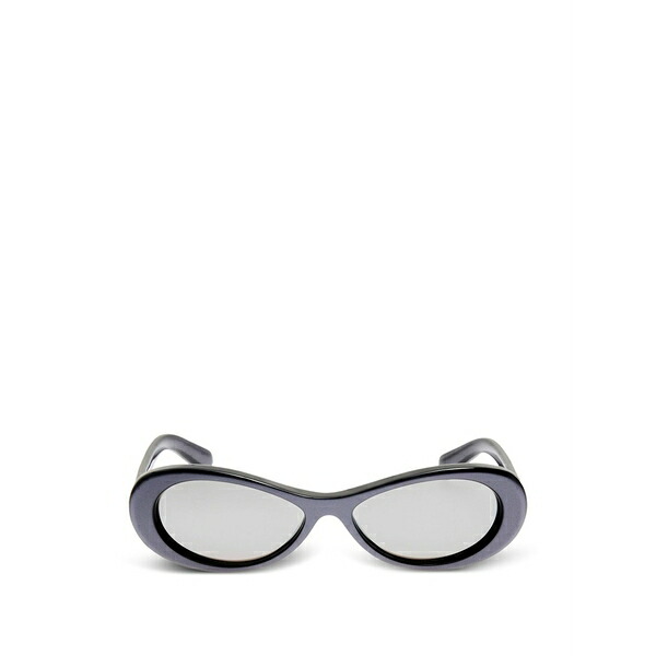 ジャクエムス メンズ サングラス・アイウェア アクセサリー Nuvola oval-frame sunglasses Grey|asty