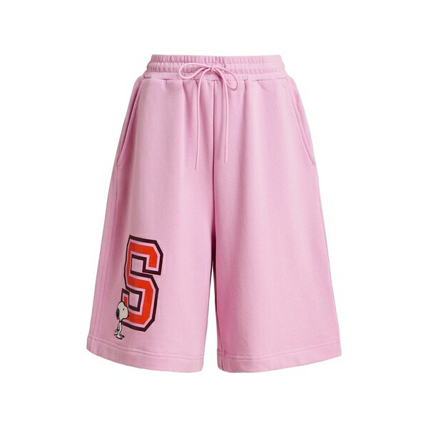 エッセンシャルアントワープ レディース 心地よいズボン下 ボトムス Peanuts￠￠ snoopy patch shorts Pink