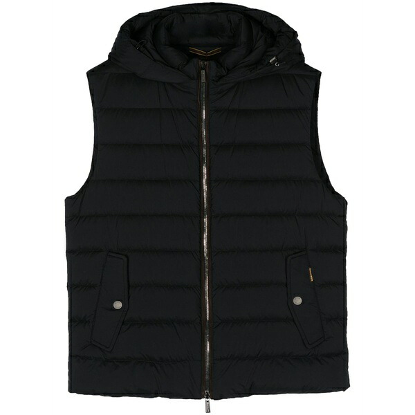 ムーレー メンズ 厚地の外套 アウター Kitami-s3 padded gilet Blue