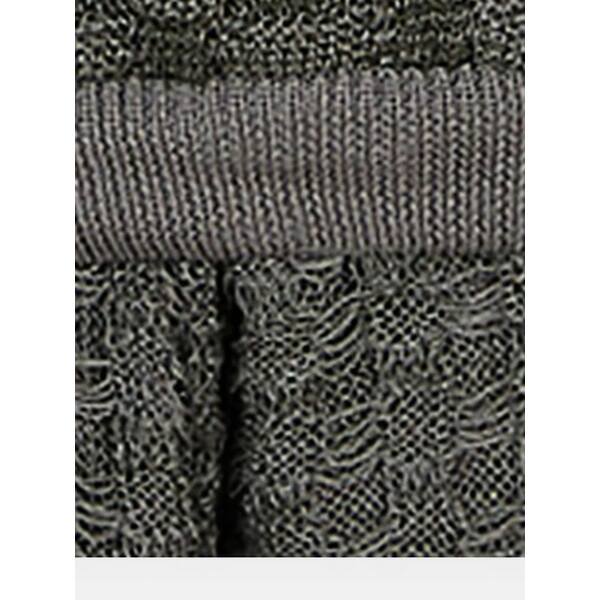 イサ ボルダー メンズ ティーシャツ トップス Grid knit t-shirt Grey