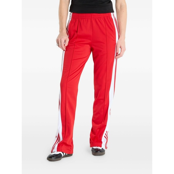 アディダス レディース 心地よいズボン下 ボトムス Adibreak track pants Red