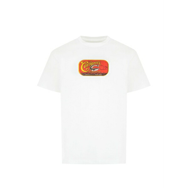 鉄道車両ハート型 メンズ ティーシャツ トップス Sardinas graphic-print t-shirt White