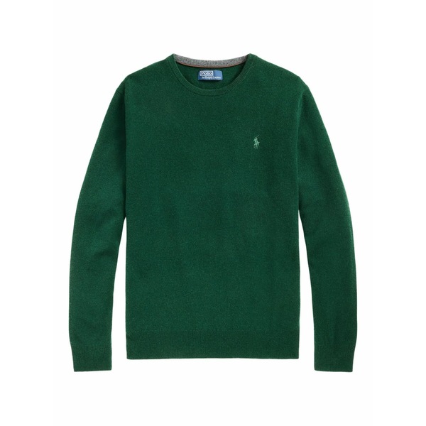 ラルフローレン メンズ 編み物\u0026プルオーバー アウター Crew-neck wool sweater Green