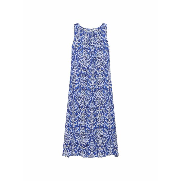 マリパルミ レディース 衣裳 トップス Ikat-print maxi dress Blue