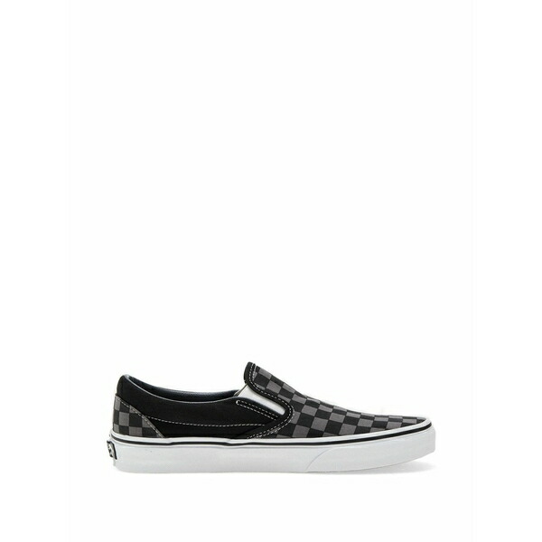 バンズ メンズ スリッポン・ローファー シューズ Checkerboard-print sneakers Black
