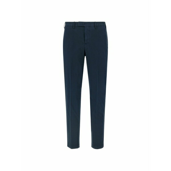 PTトリノ メンズ 心地よいズボン下 ボトムス Master pressed-crease trousers Blue