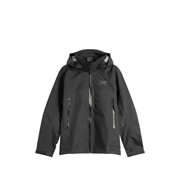 アークテリクス メンズ 上衣＆上衣 アウター Hooded logo-print jacket Grey