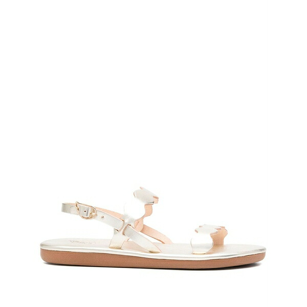 アンシエントグリークサンダル レディース サンダル シューズ Open-toe slingback sandals Gold