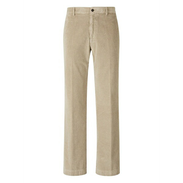 ベルウィッチ メンズ カジュアルパンツ ボトムス Corduroy straight-leg trousers Neutrals|asty