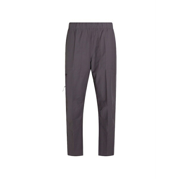 アークテリクス レディース 心地よいズボン下 ボトムス Logo-embroidered elasticated-waist trousers Purple
