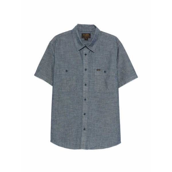 フィルソン メンズ プルオーバー トップス Chest-pocket shirt Blue