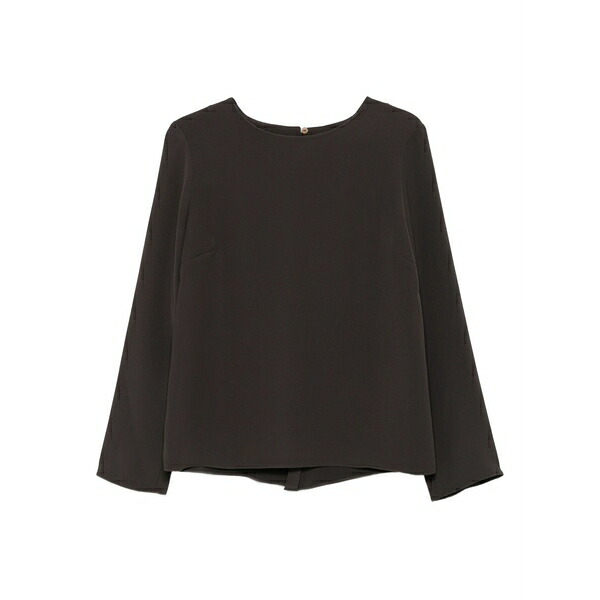 パロッシュ レディース プルオーバー トップス Long-sleeve blouse Brown