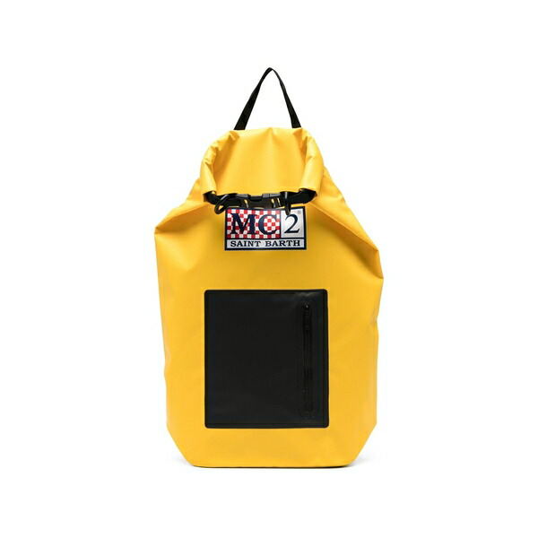 エムシーツーセイントバース レディース うしろ側容器に並べる・背嚢 御徒面子 Logo-patch buckle-fastening backpack Yellow