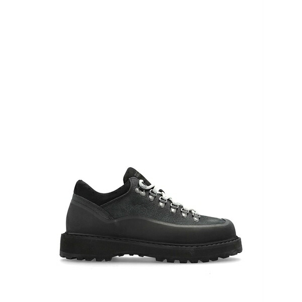 ディエム レディース スニーカー シューズ Cornaro gomma lace-up leather sneakers Black
