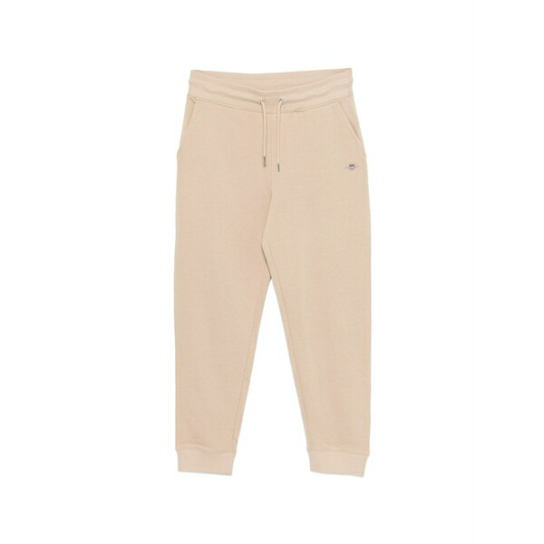 ガント メンズ 心地好いズボン下 ボトムス Shield drawstring-fastening track pants Neutrals