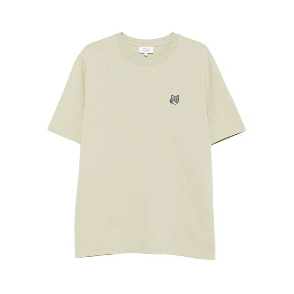 棲み家 狐狸 メンズ プルオーバー トップス Fox-patch t-shirt Neutrals
