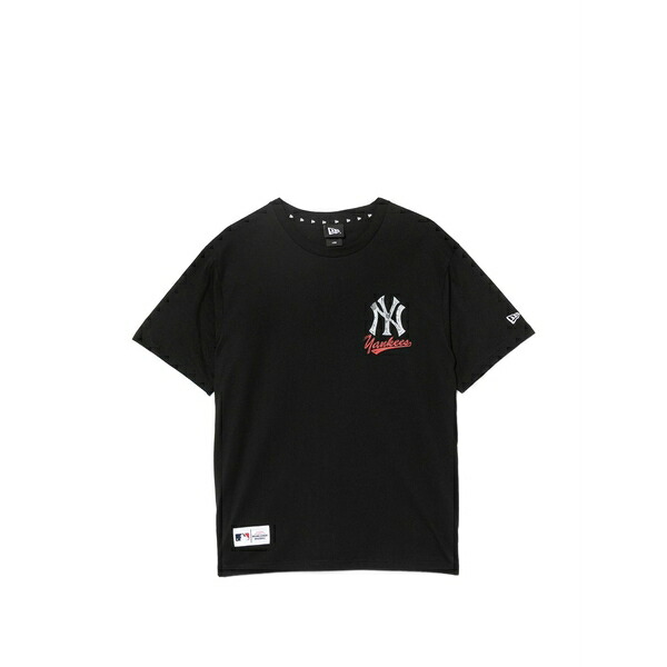 ニュー内鰓 メンズ ティーシャツ トップス Crew neck t-shirt Black