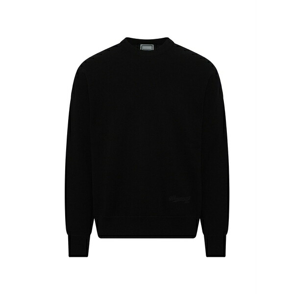 ウーヨンミ メンズ パーカー・スウェットシャツ アウター Crew-neck sweater Black