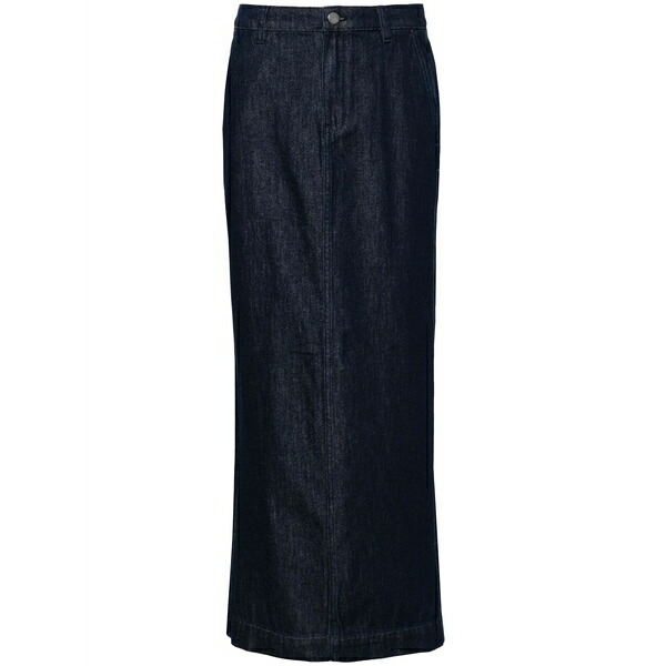 行動論理 レディース ジーンズズボン下 ボトムス Pencil MIDI skirt  Blue
