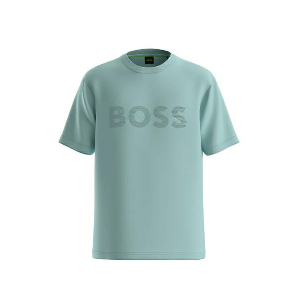 雇い主 メンズ ティーシャツ トップス Logo t-shirt Blue