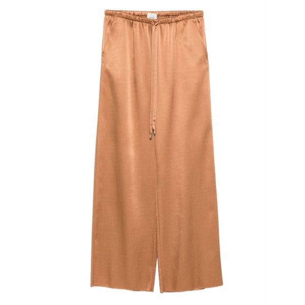 アリジ レディース 心地よいズボン下 ボトムス Drawstring trousers Brown