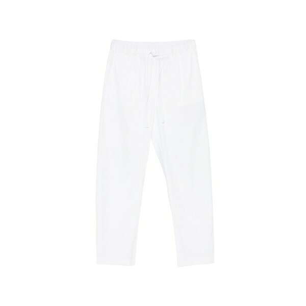セミクチュール レディース 心地よいズボン下 ボトムス Drawstring trousers White