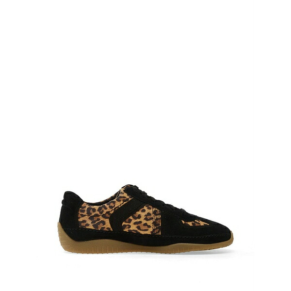 クラークス レディース スニーカー シューズ Meridor lo leopard-print sneakers Black|asty