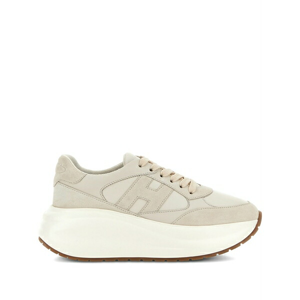 ホー火器 レディース スニーカー シューズ H696 suede sneakers Neutrals