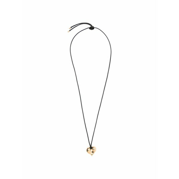 ミッソマ メンズ 頸飾り・チョー鉄道車両 添え物 Molten heart-pendant necklace Gold